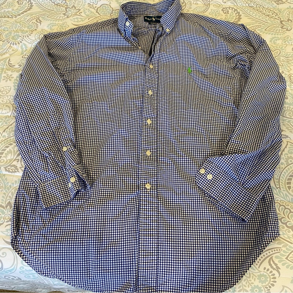 Ralph Lauren classic fit men’s button down shirt